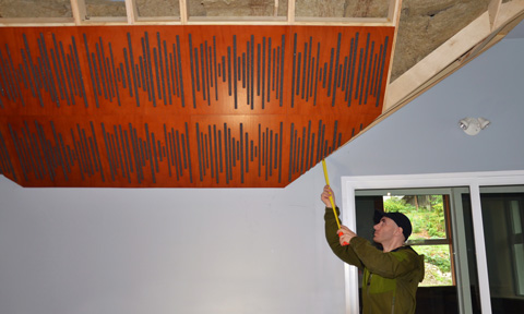 Installing acoustic panels